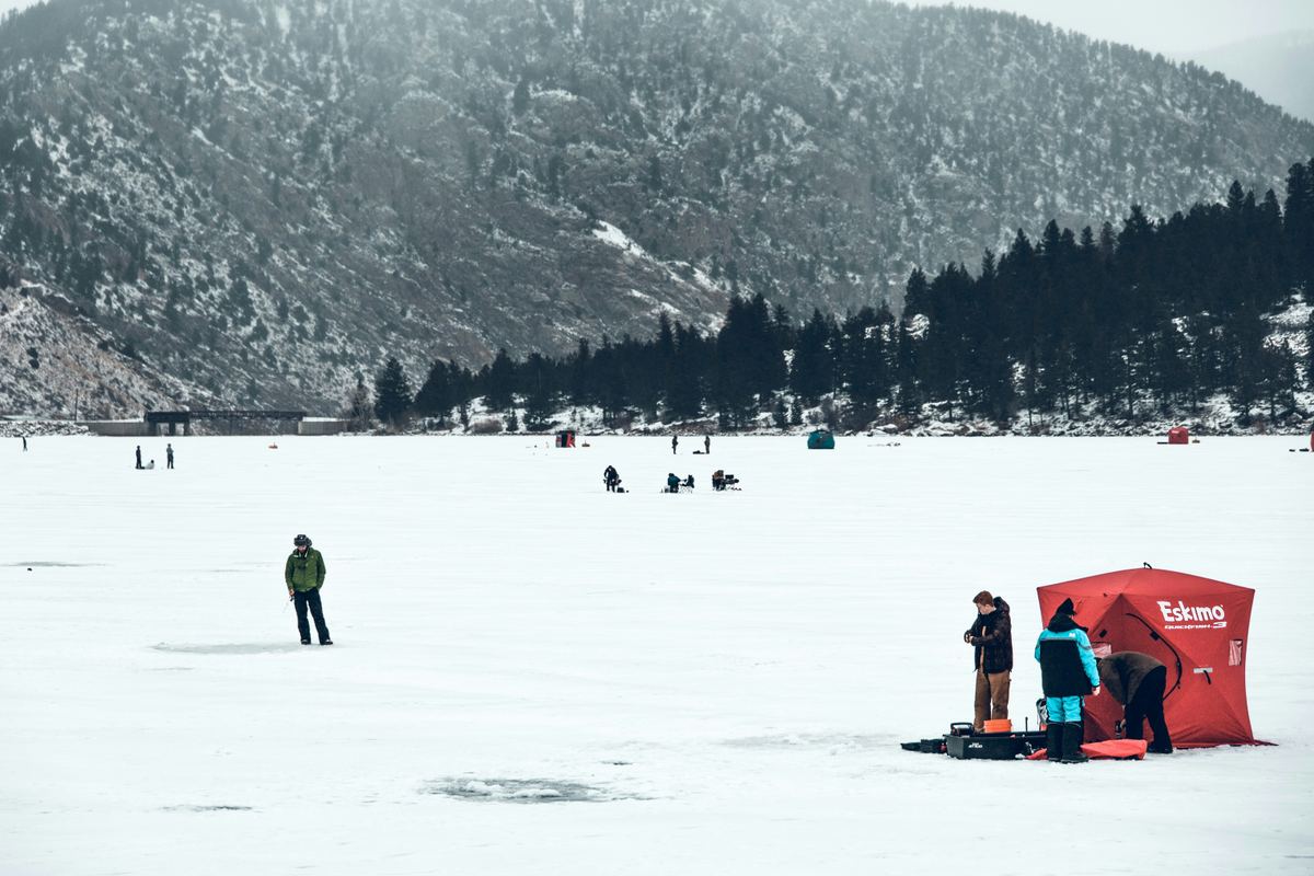 We'll spend a winter night in Swedish Lapland ice-fishing, drinking hot coffee from a thermos while we wait.